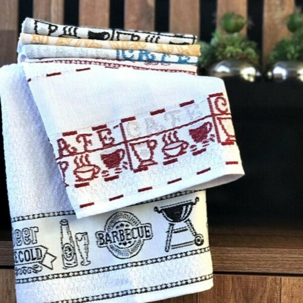 pano de prato jacquard