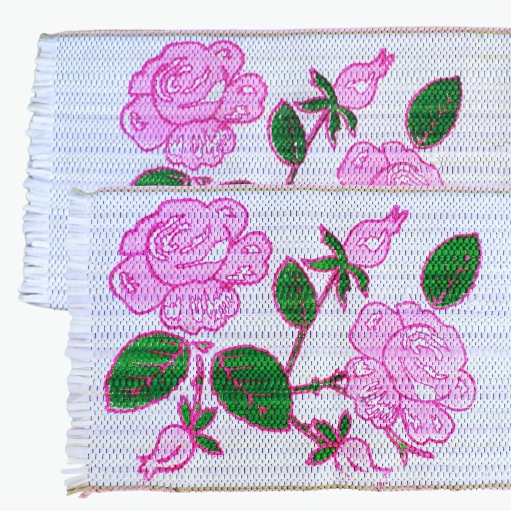 jogo-tapete-e-passadeira-cozinha-tear-malha-floral-2 jogo-tapete-e-passadeira-cozinha-tear-malha-floral-2