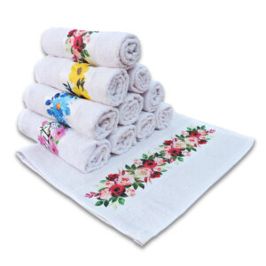 Kit 12 Toalha Lavabo Sublimada 48x28cm 40g